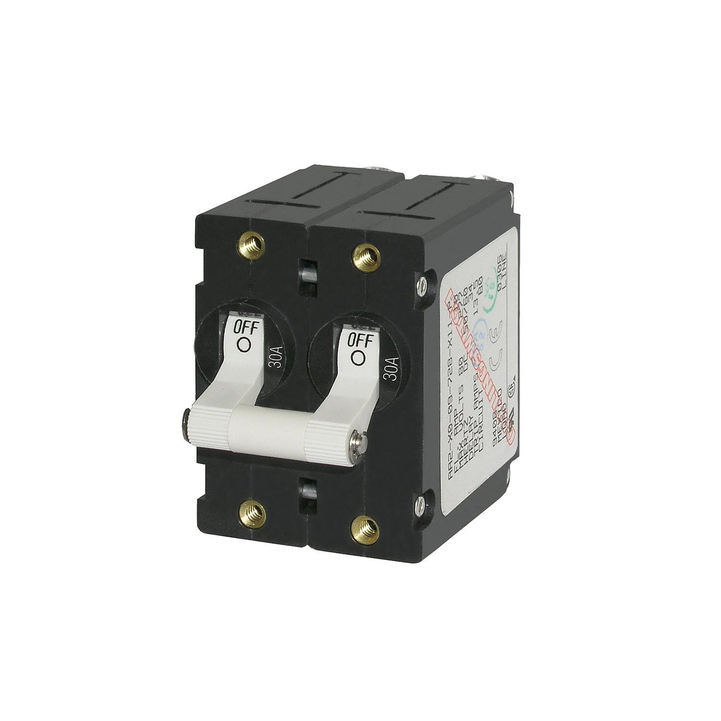 Blue Sea Systems A-Series DC Double Pole Toggle Circuit Breaker-Supply Nautica