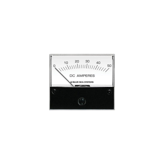 Blue Sea Systems 8022 DC Analog Ammeter - 0-50A With Shunt