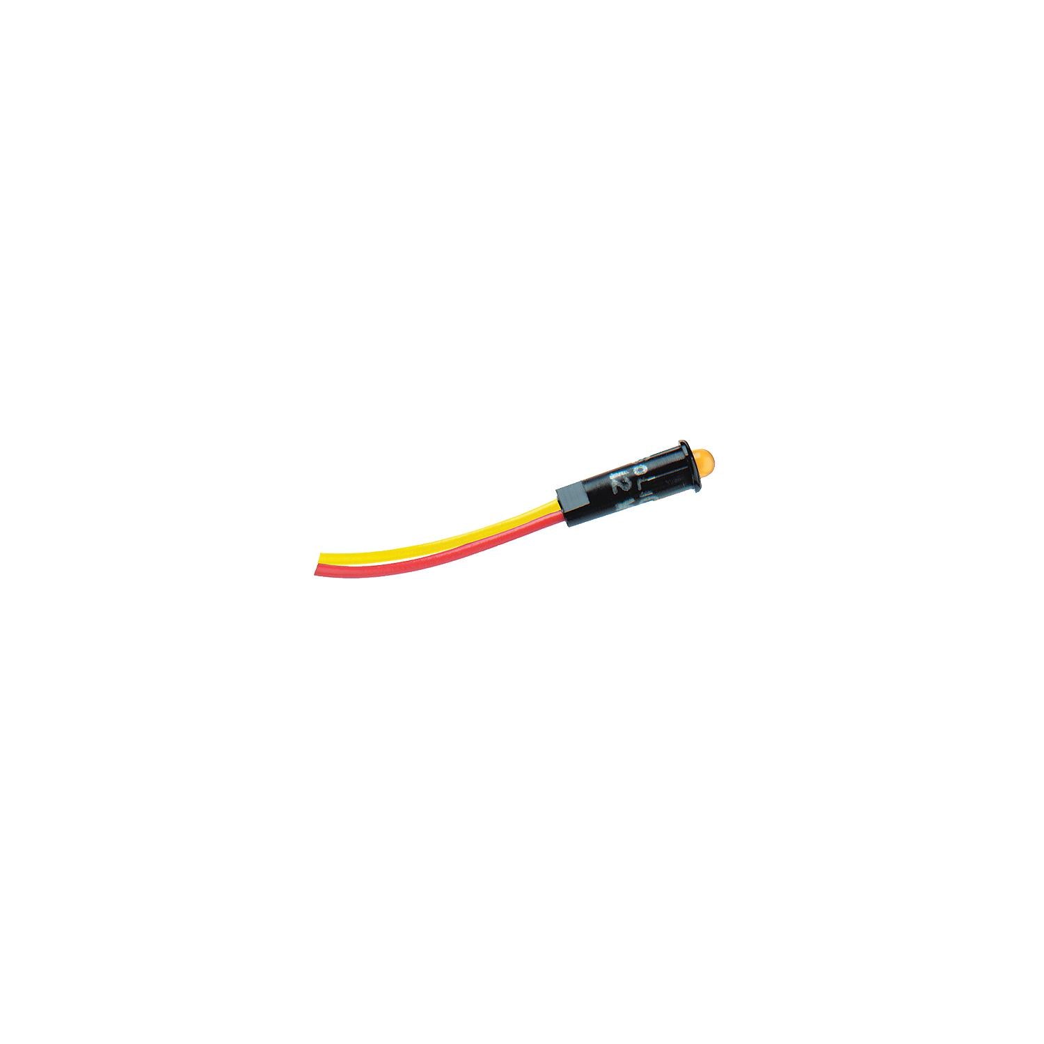 LED Amber 11/64" 12VAC-Supply Nautica