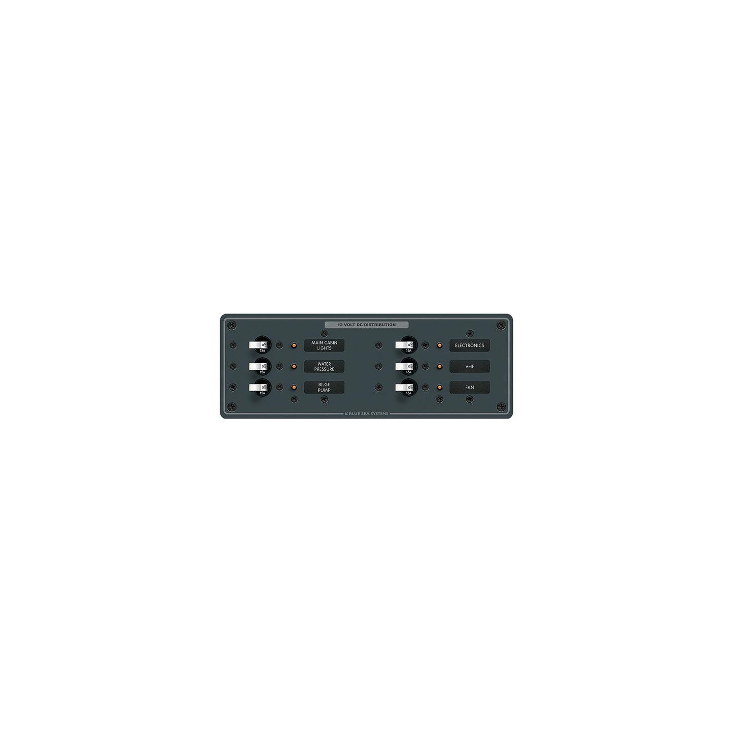 Blue Sea Systems 8096 DC 6 Position Circuit Breaker Panel