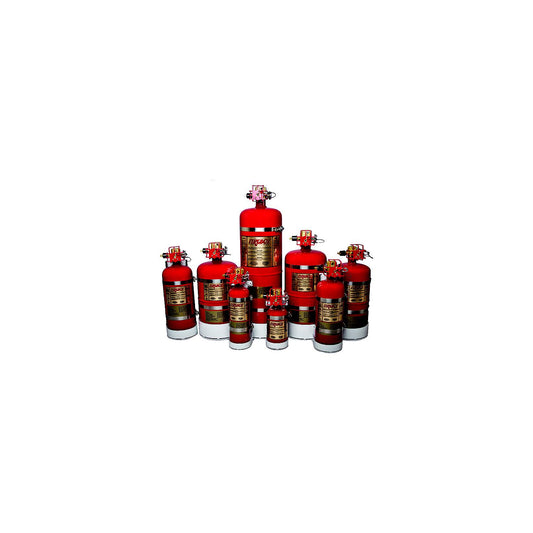 Fireboy MA20125227BL MA2 Auto/Manual Discharge HFC-227ea Fire Extinguisher w/Mount, 125 cu. Ft.