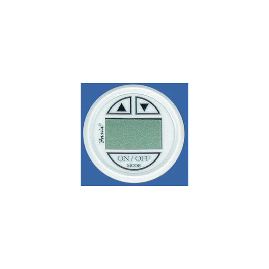Faria Digital Depth Sounder, Dress White w/In-Hull Transducer