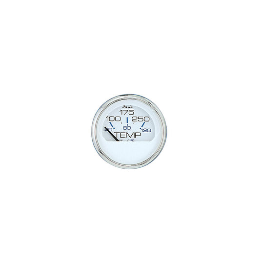 Faria Chesapeake SS White 2" Gauge - Water Temperature Gauge (100-250F)