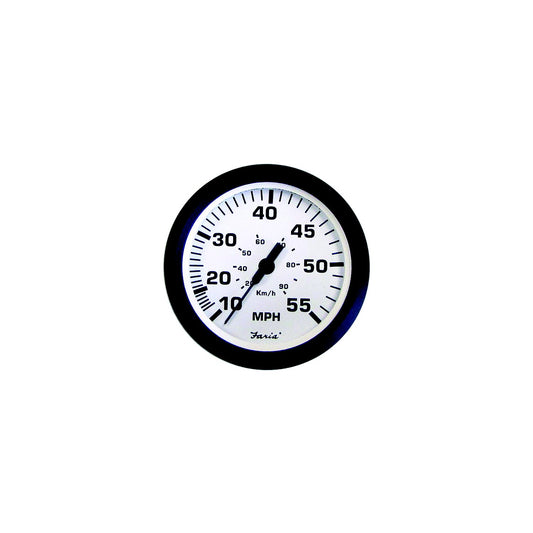 Faria Euro 4" Gauge - Mechanical Speedometer
