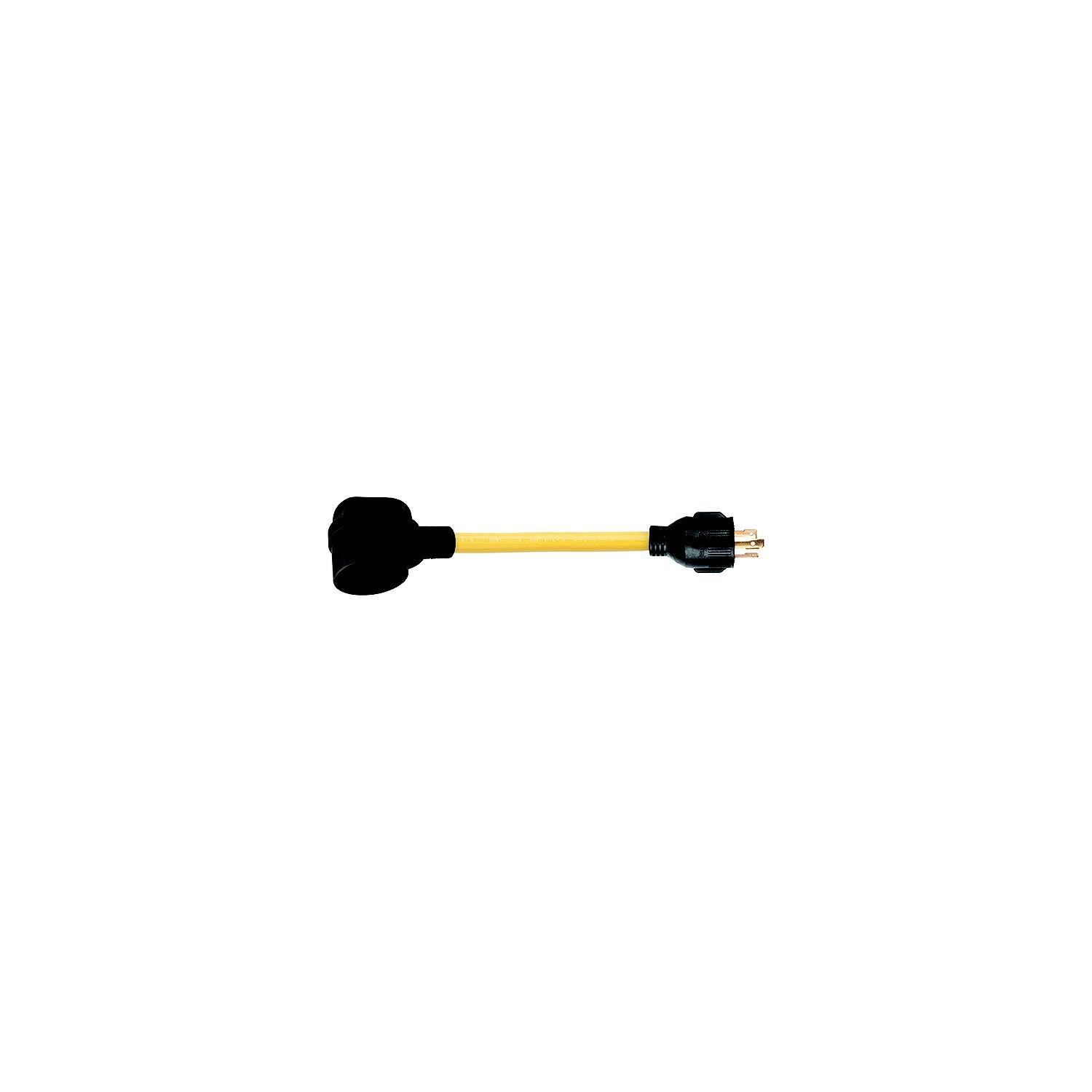 ParkPower Weekender 3030GPA RV Generator Adapter Cord, 30A/125V Locking Male to 30A/125V Female-Supply Nautica