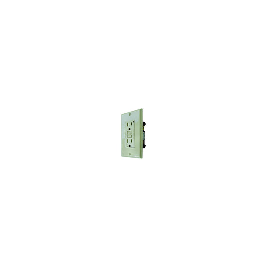 Diamond Group GFI Receptacle w/Light, White