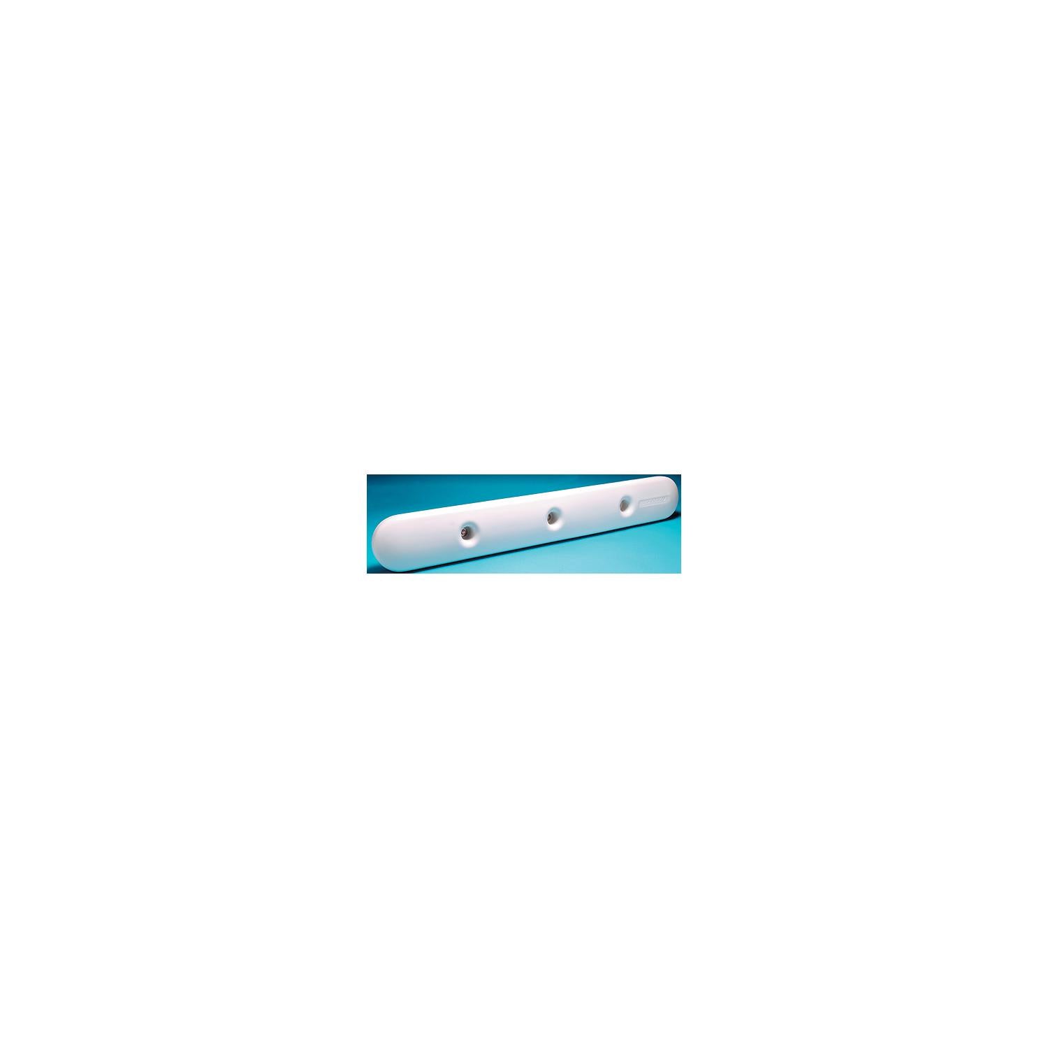 Dock Edge DE1008F ProTect Straight HD 12" White PVC-Supply Nautica
