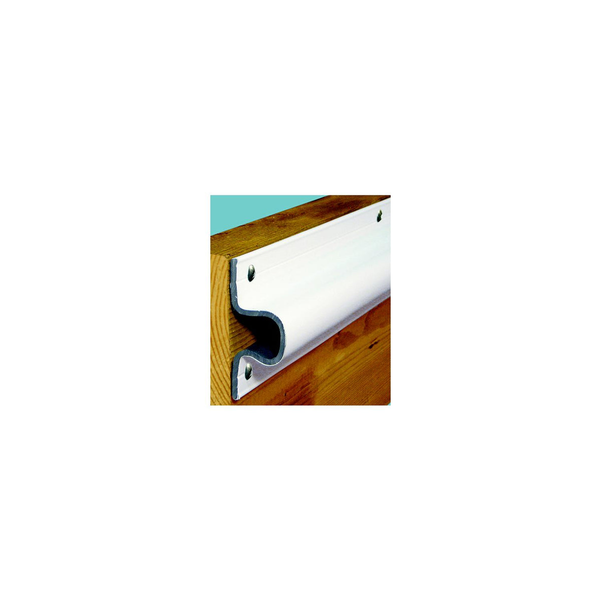 Dock Edge 1133F "C" Guard Economy Dock Bumper, 6' White, 4/case-Supply Nautica