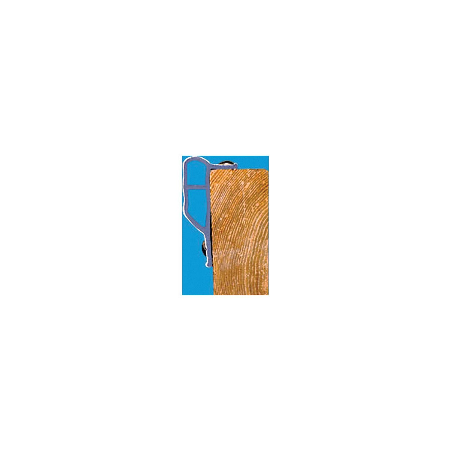 Dock Edge 1134F Economy Dock Guard Profile, 6' White, 4/case