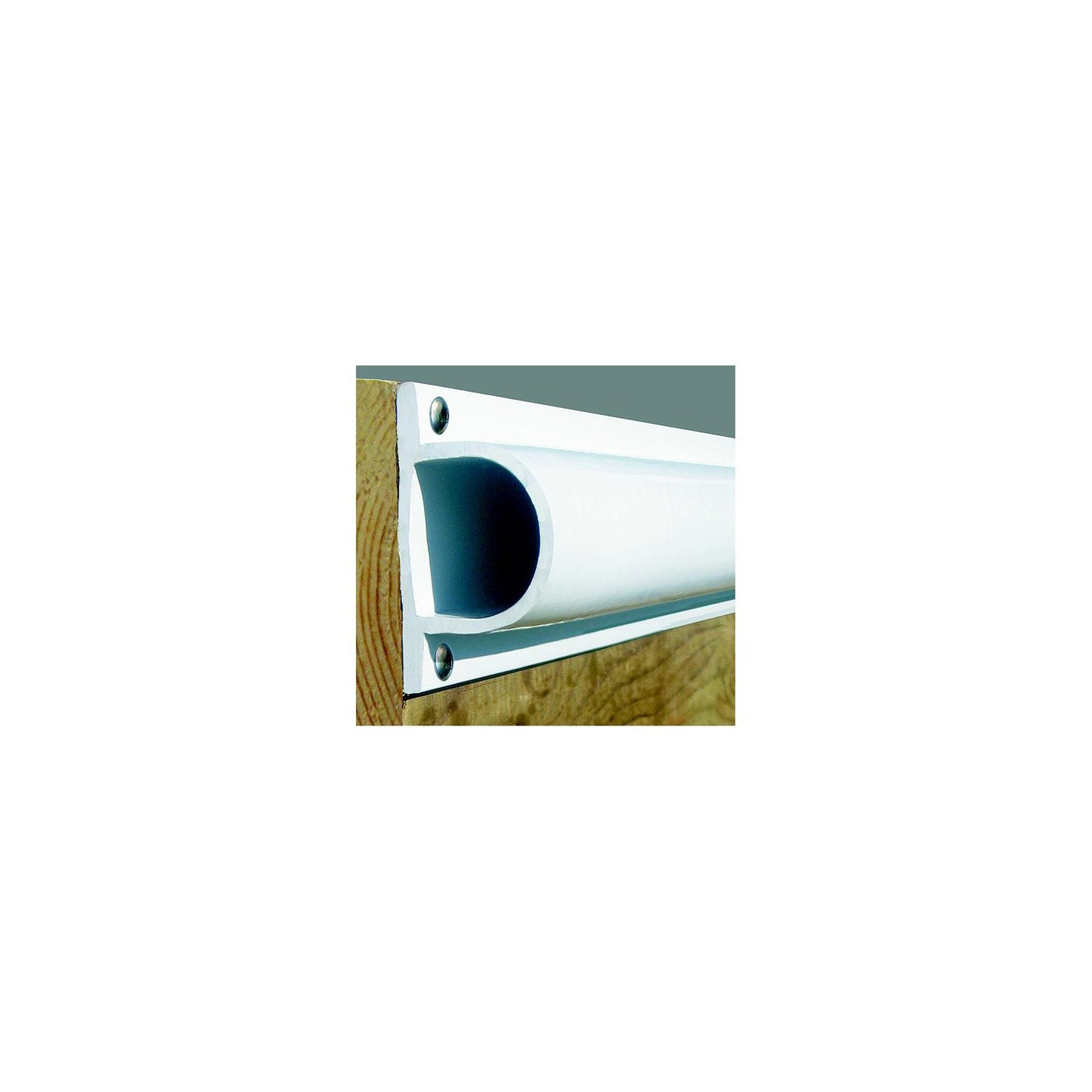 Dock Edge 1205F ProDock Commercial Grade Heavy D Profile, White, 8', 3/pk