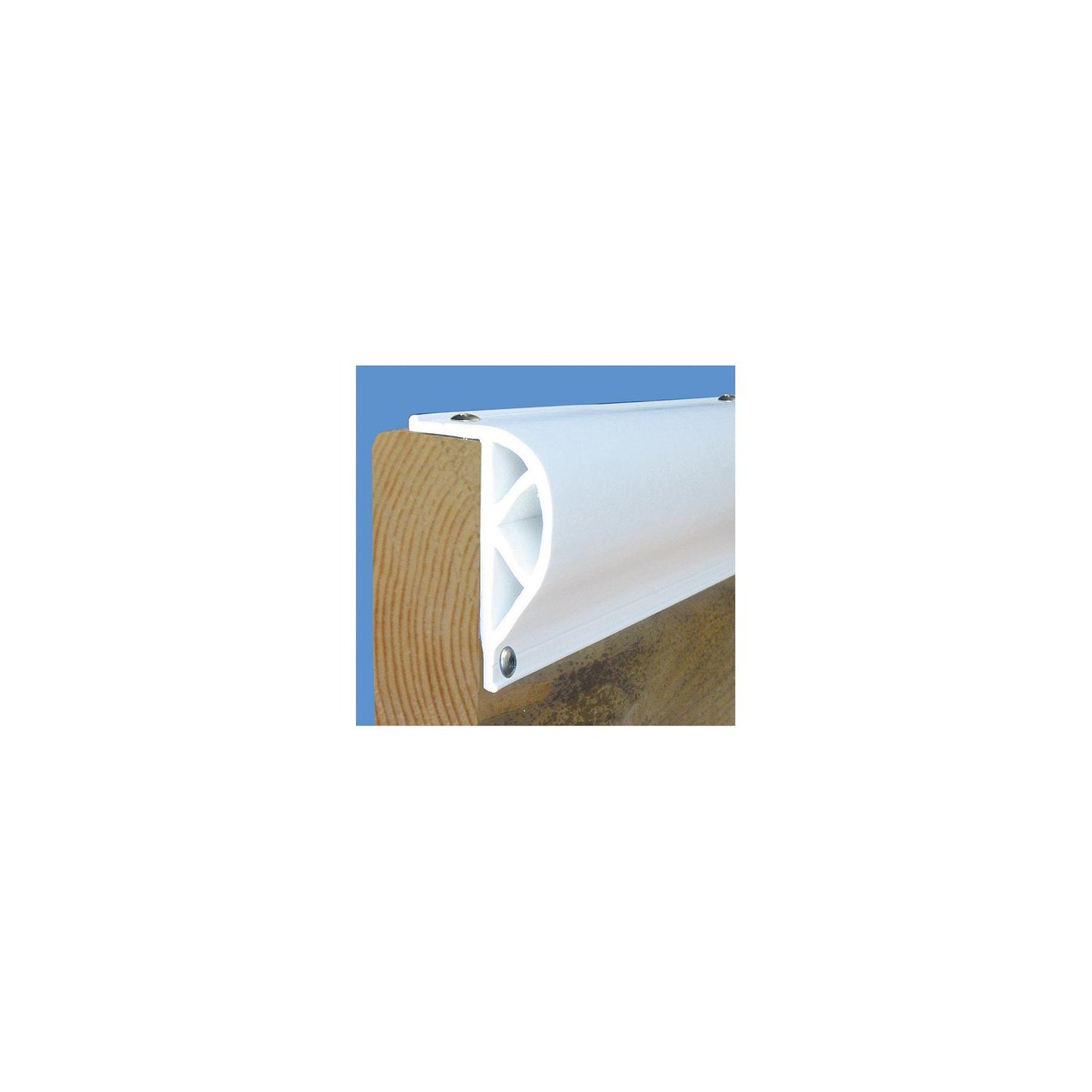 Dock Edge DE1210F ProDock Commercial Grade Heavy Slant P Profile, White, 8', 3/pk-Supply Nautica