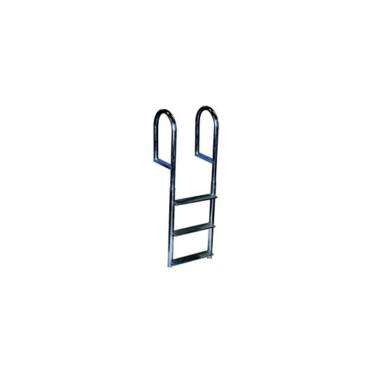 Dock Edge DE2047F Welded Aluminum Fixed Wide 7-Step Ladder