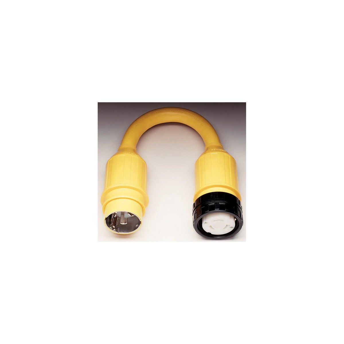 Marinco Standard Pigtail Adapter Dock Side Male 50A 125/250V Locking to Boat Side Female 50A 125V Locking With Sealing Collar System-Supply Nautica
