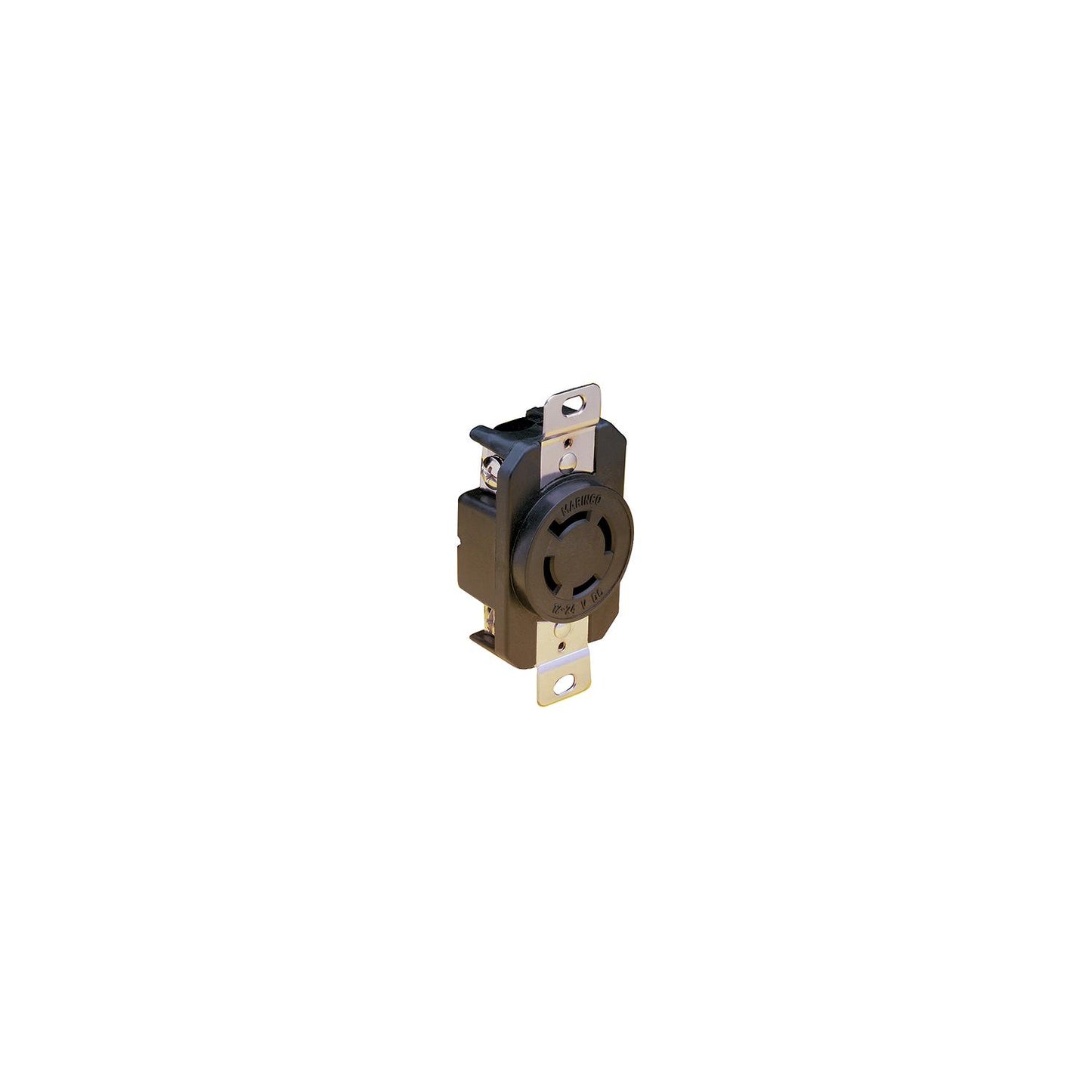 Marinco 4-Wire 12/24V Locking Charging/Trolling System Receptacle