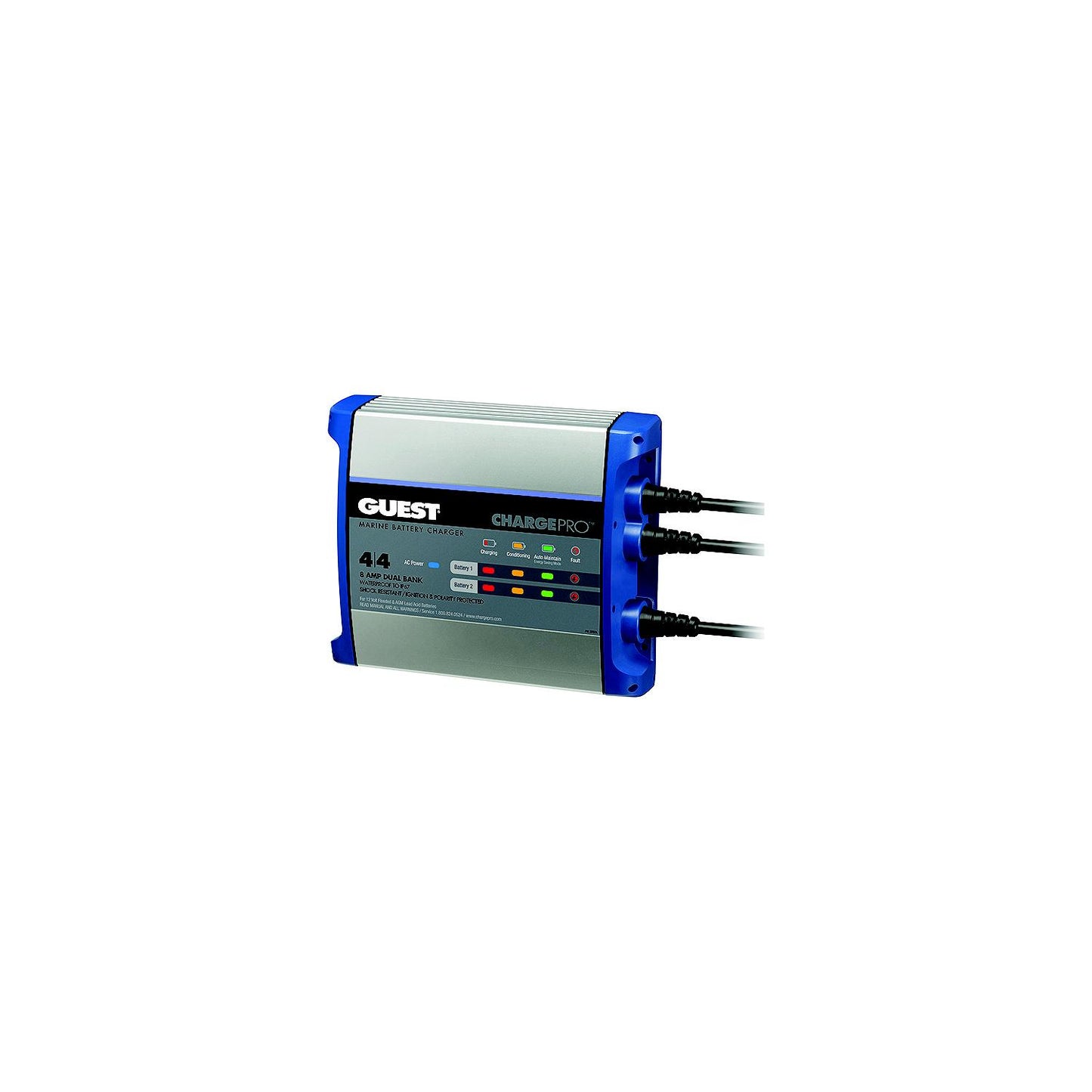 Guest 2707A ChargePro On-Board Battery Charger, 8 Amps, 2 Banks