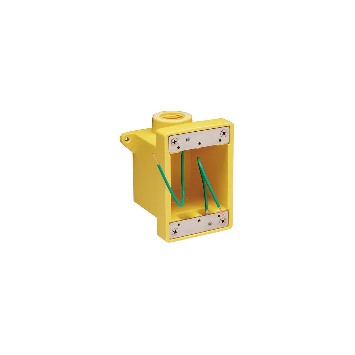 Marinco 6083CR Yellow Fiberglass FD Box With 3/4" or 1" K.O. Holes-Supply Nautica