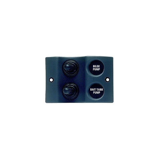 Marinco Micro Sprayproof Switch Panel 2 x 2-Way Switch-Supply Nautica