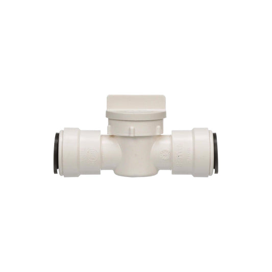 Aqualock 0959098 Plastic Fitting, Straight Valve, 1/2" CTS