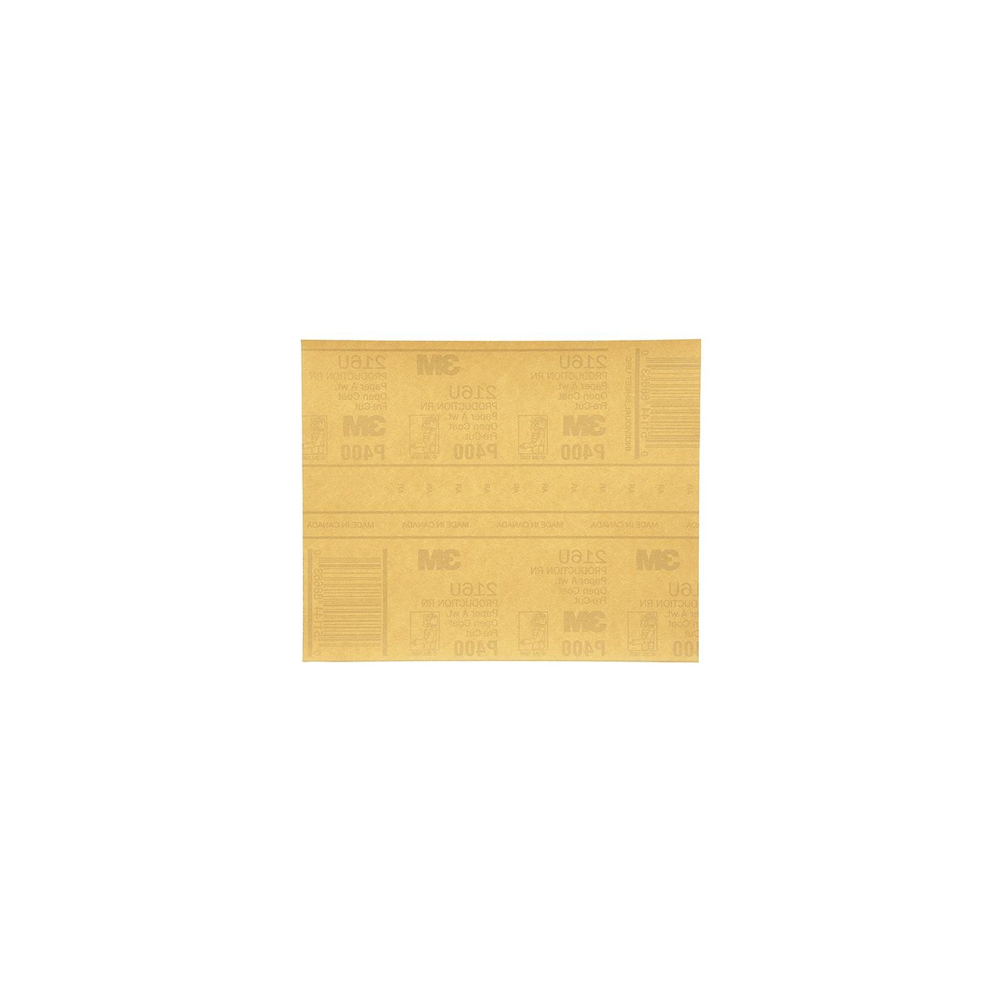 3M 02539 9x11 Resinite Fre-Cut Gold Sheet P400A