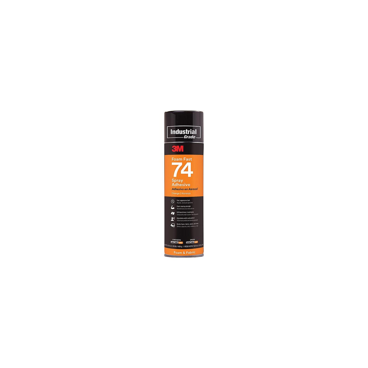 Super 74 Orange Foam Fast Adhesive