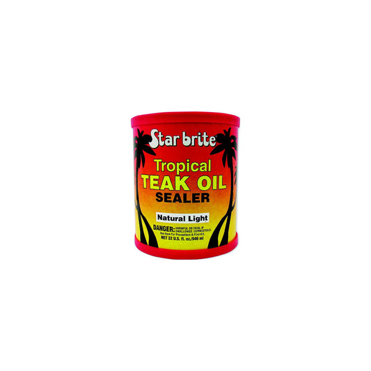 Star Brite 87932 Tropical Teak Sealer, Natural Light, Qt.