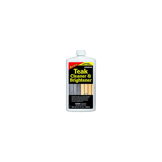 Star Brite 94932 One Step Teak Cleaner & Brightener, 32 oz., 6/case