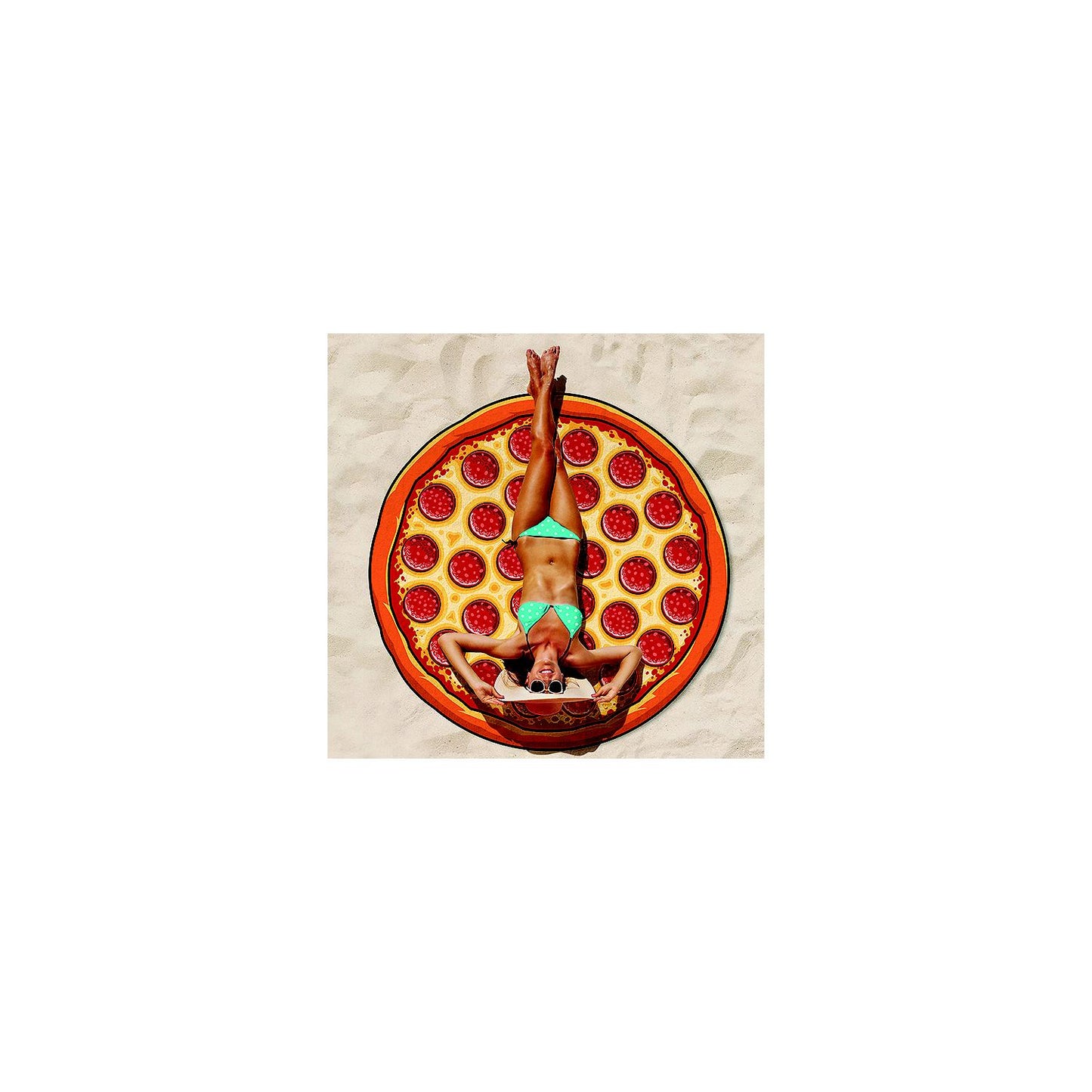Big Mouth BMBT0001 Beach Blanket, Pizza