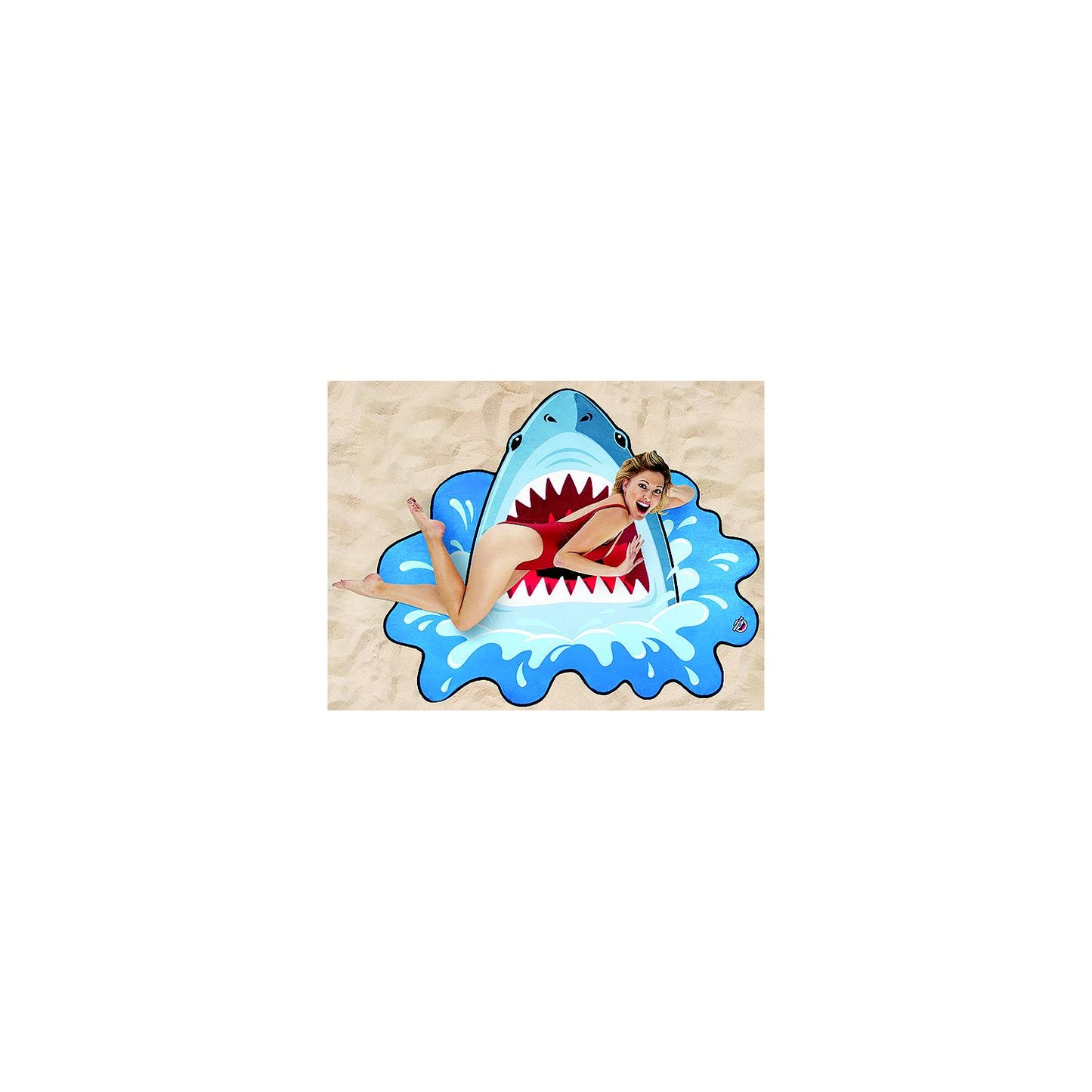 Big Mouth BMBT0016 Beach Blanket, Shark