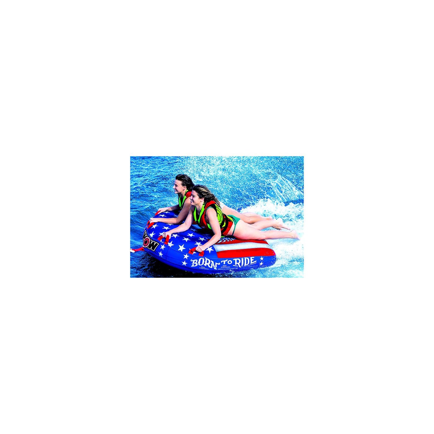 WOW Sports 201010 Born To Ride Towable, 1-2 Person-Supply Nautica