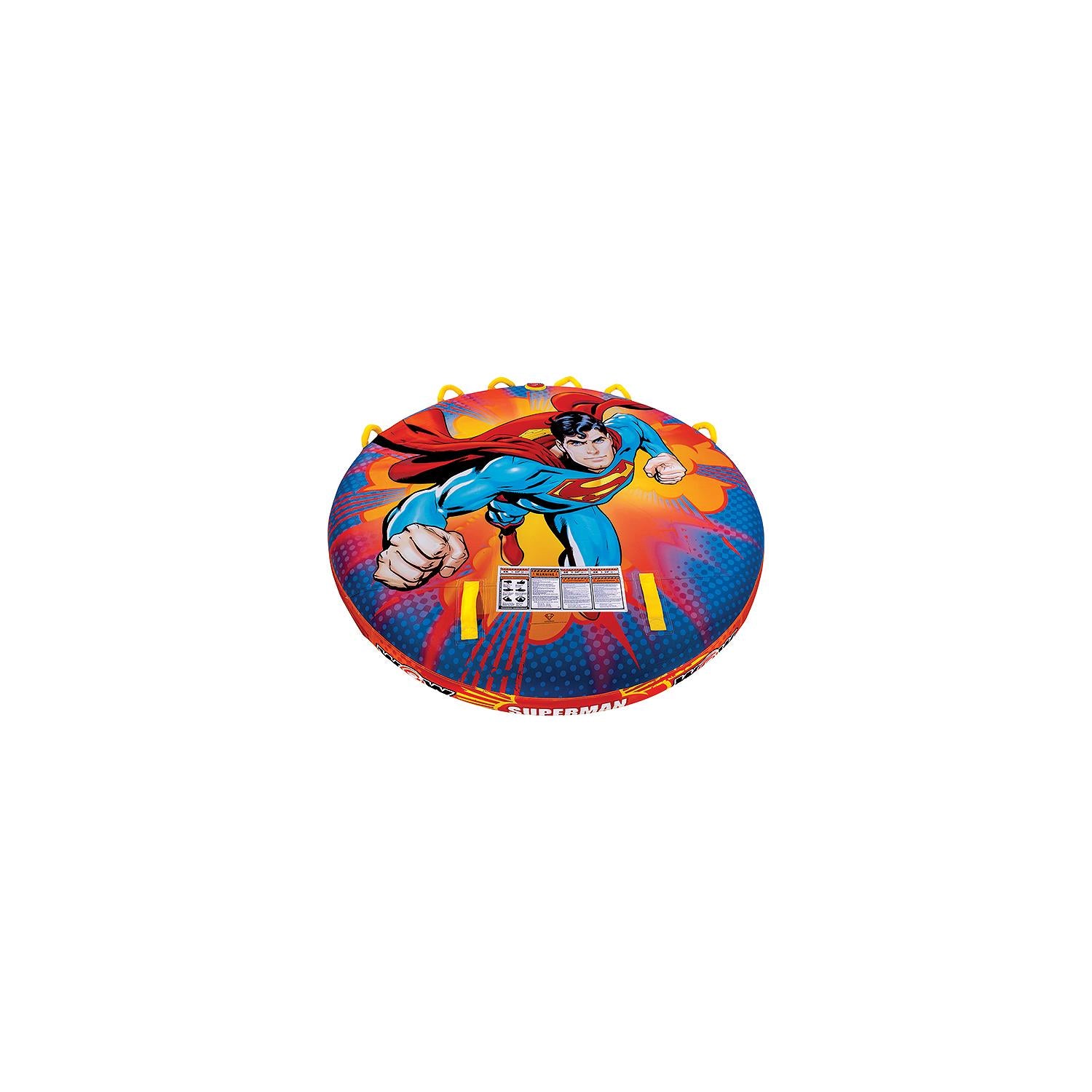 WOW 22WTO3928 Superman Soft Top Decktube Towable, 1-3 Riders-Supply Nautica