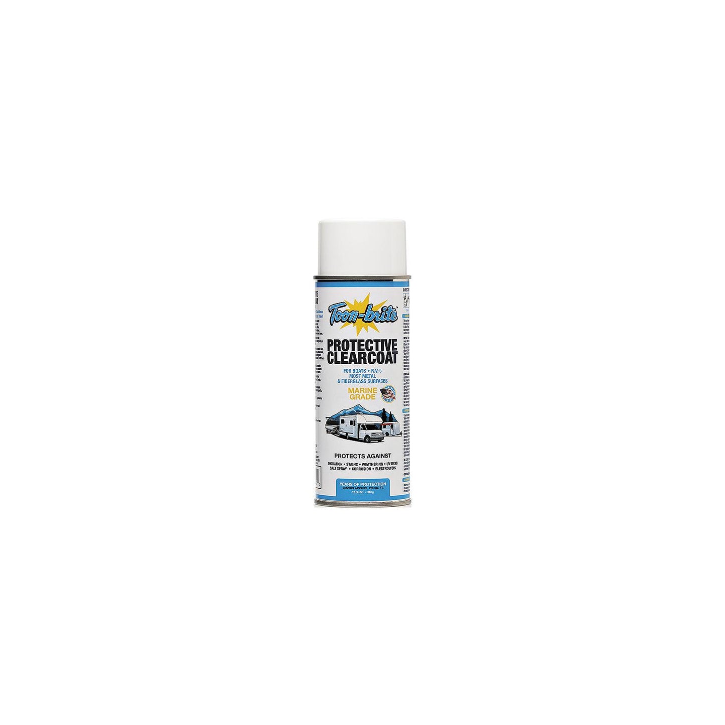 Toon-Brite Aluminum, Metal & Fiberglass Protective Clear-Coat, 12 oz.
