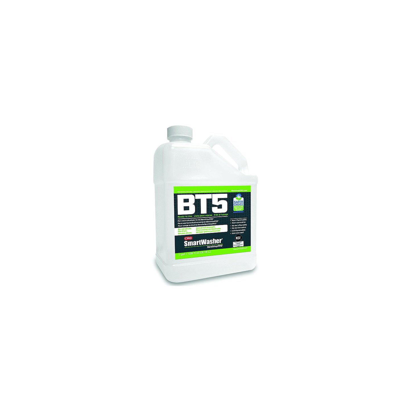 CRC 1750987 Smartwasher® BT5 Ready To Use Degreasing Solution, 1 gal.