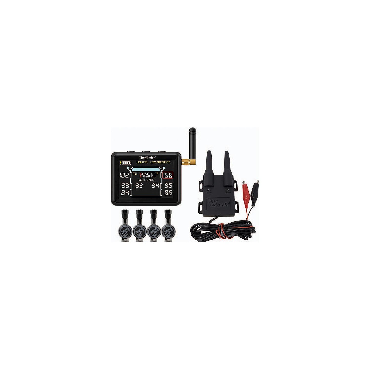 Minder TM22164 Tireminder® I10 Tire Pressure Monitoring System + Rhino Booster® w/6 Flow-Thru Transmitters
