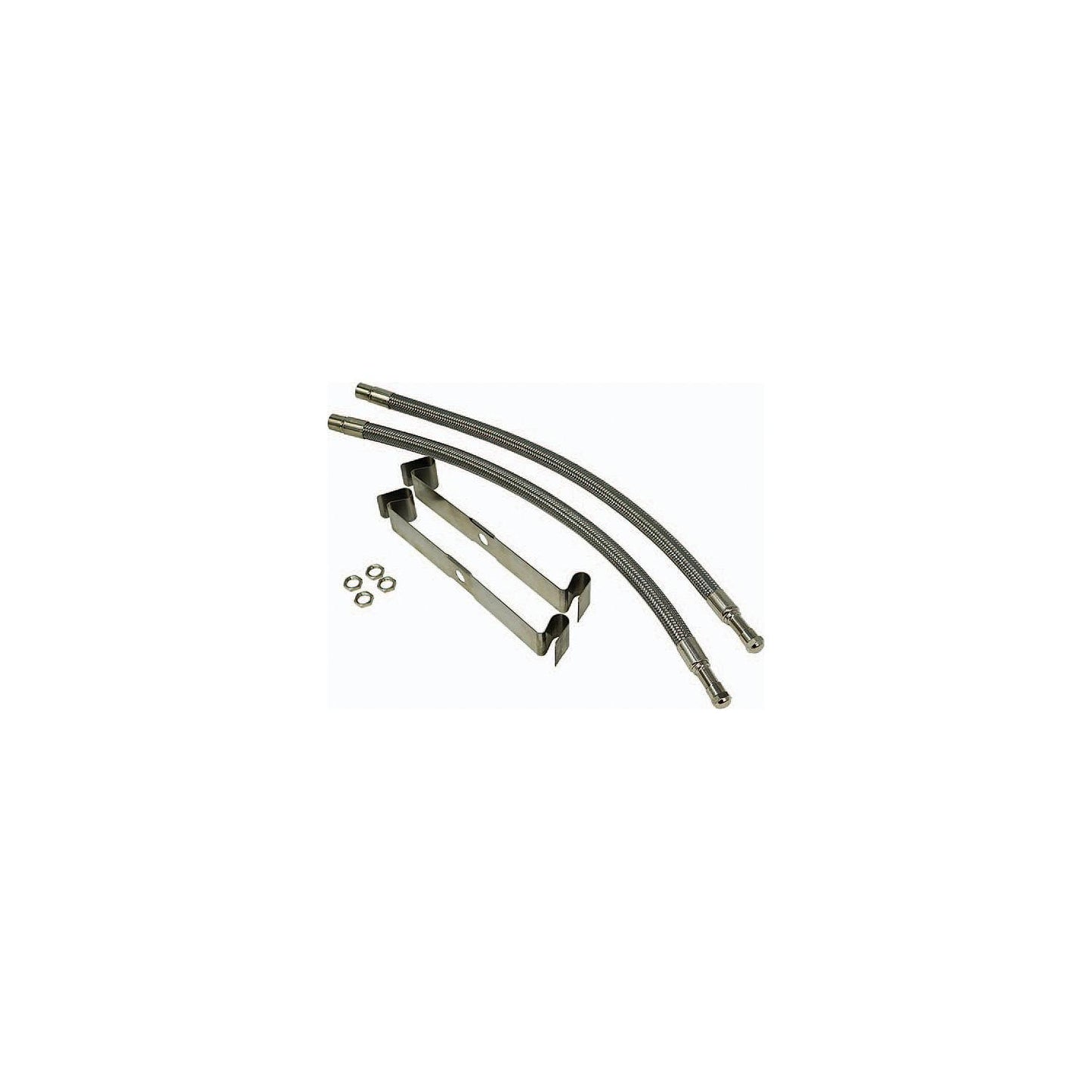 Minder TM22309VP Tireminder® Braided Steel Valve Extender Kit for 16"-19.5" Dually Wheels, Rim Hole Mounted
