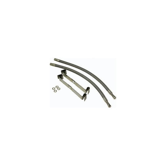 Minder TM22309VP Tireminder® Braided Steel Valve Extender Kit for 16"-19.5" Dually Wheels, Rim Hole Mounted