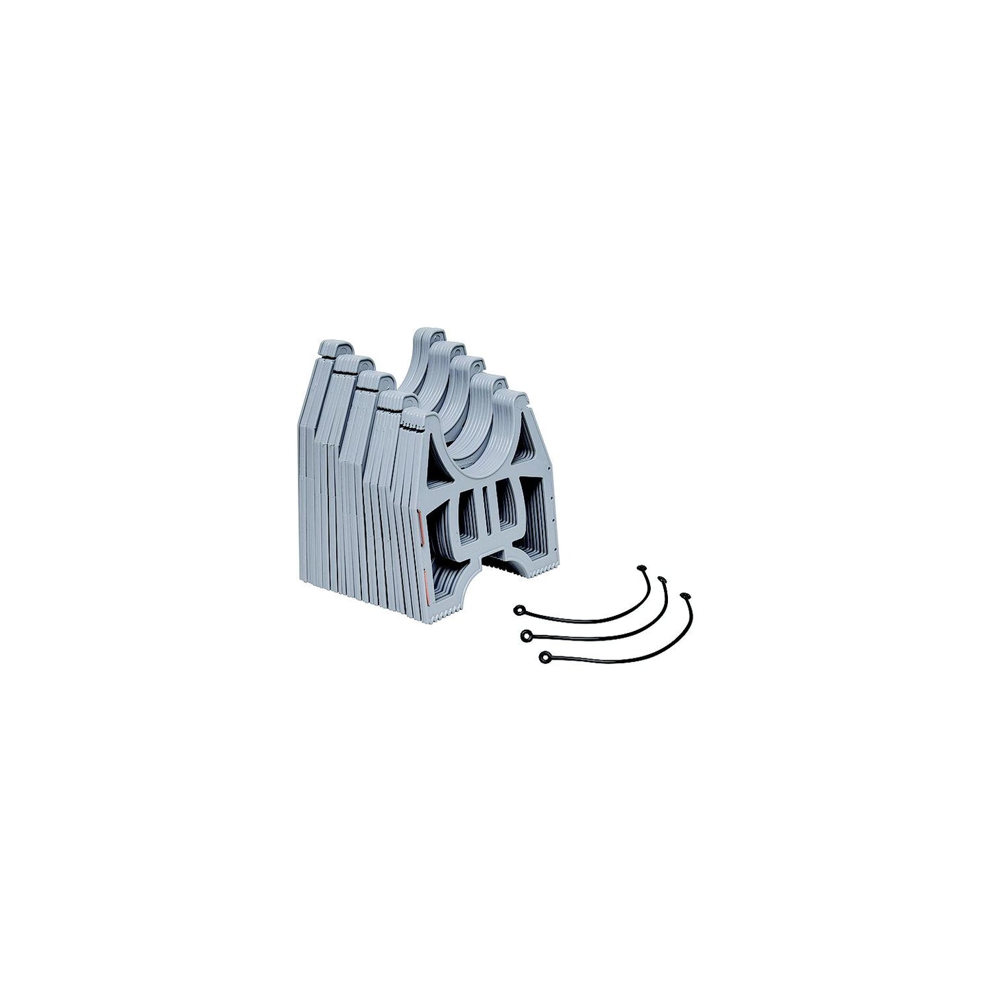 Valterra 10' Low Profile Slunky RV Drain Hose Support, Grey