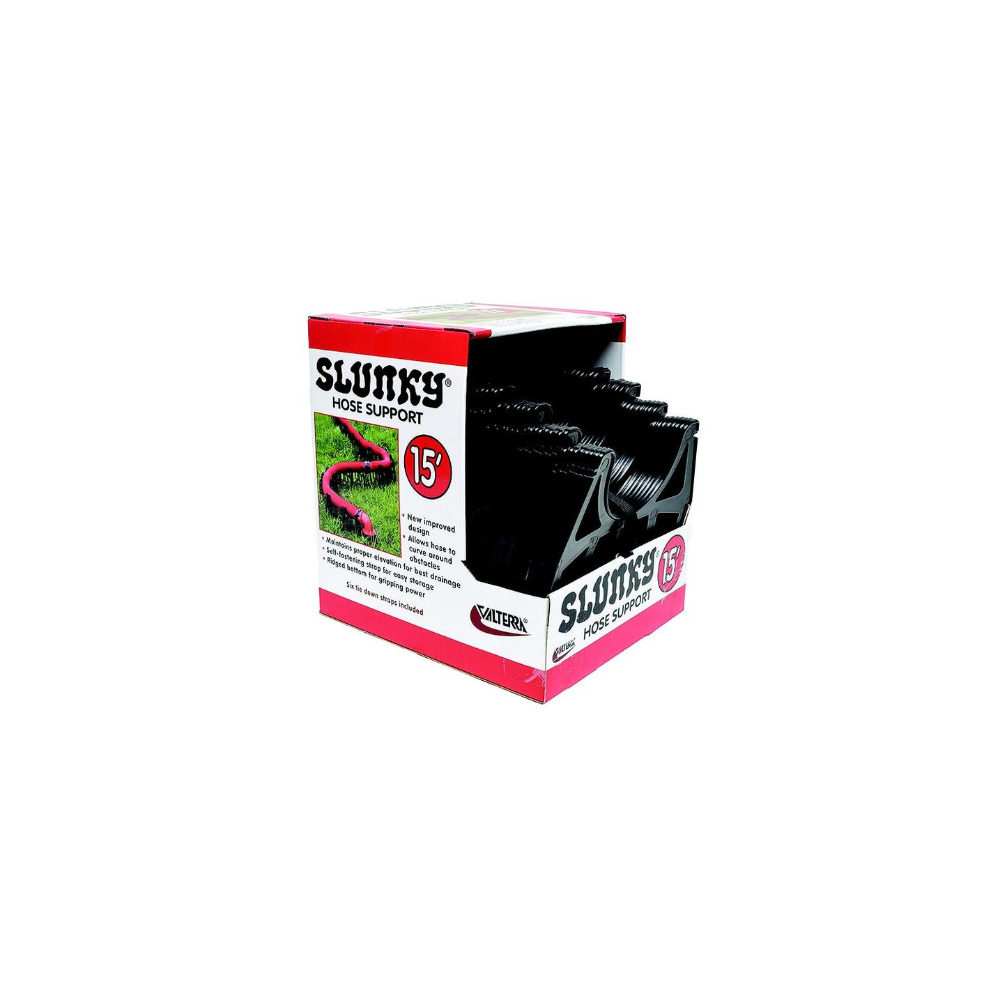 Valterra 15' Standard Slunky RV Drain Hose Support, Black