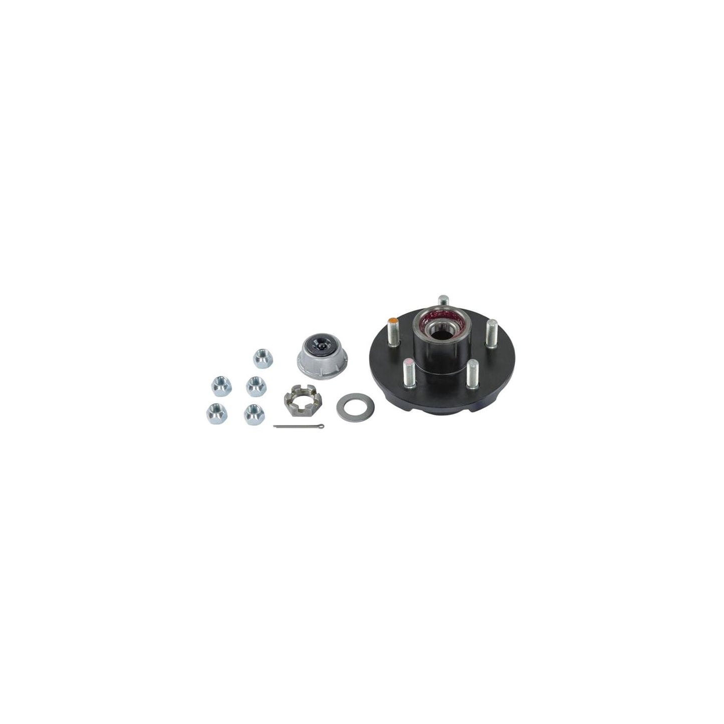 Lippert Complete Pre-Greased Hub Assembly with Lug Nuts - 3,500-lb. Axles, 1/2" Stud #2024013263