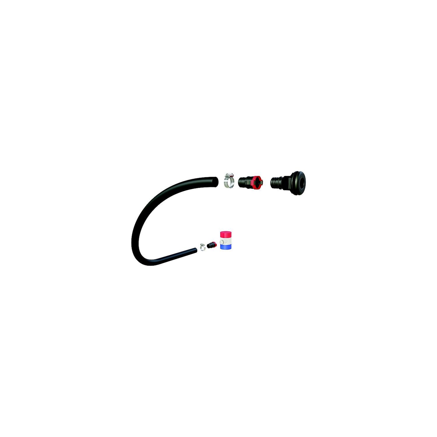 Flow-Rite MB005 Qwik-Lok™ Bilge Bundle, 1-1/8" w/Rule 1000 GPH Bilge Pump-Supply Nautica