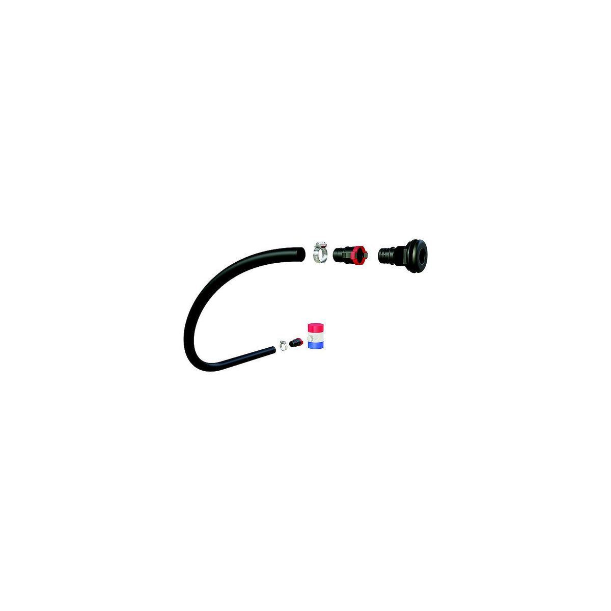 Flow-Rite MB005 Qwik-Lok™ Bilge Bundle, 1-1/8" w/Rule 1000 GPH Bilge Pump-Supply Nautica