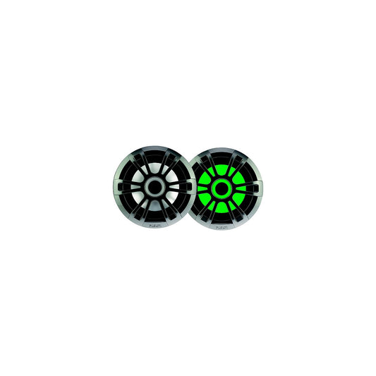 Fusion 0100208020 EL Series 6.5" Full Range Shallow Mount Marine Speakers, w/LEDs, 1 pr.
