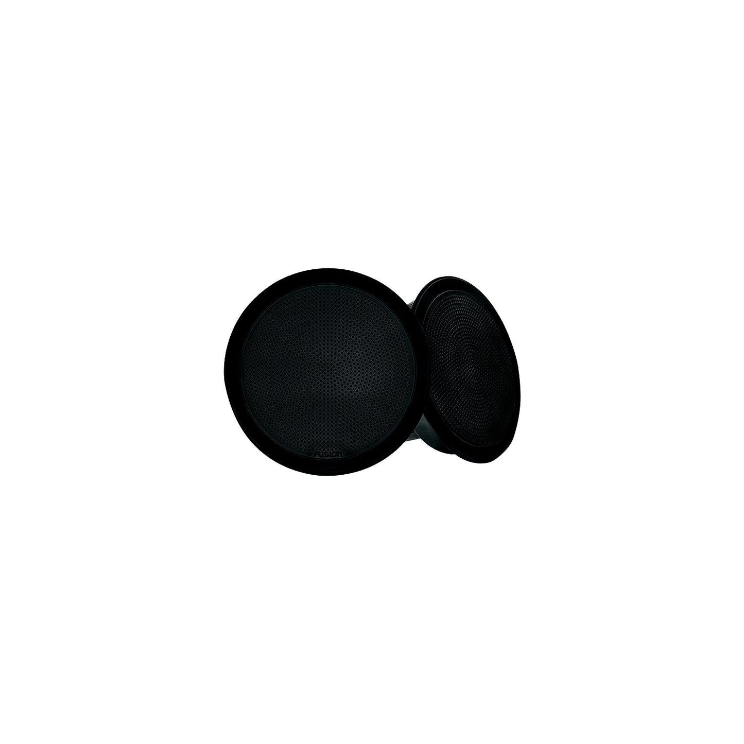 Fusion 0100229901 FM Series 6.5" Round Flush Mount Marine Speakers, 1 pr., Black