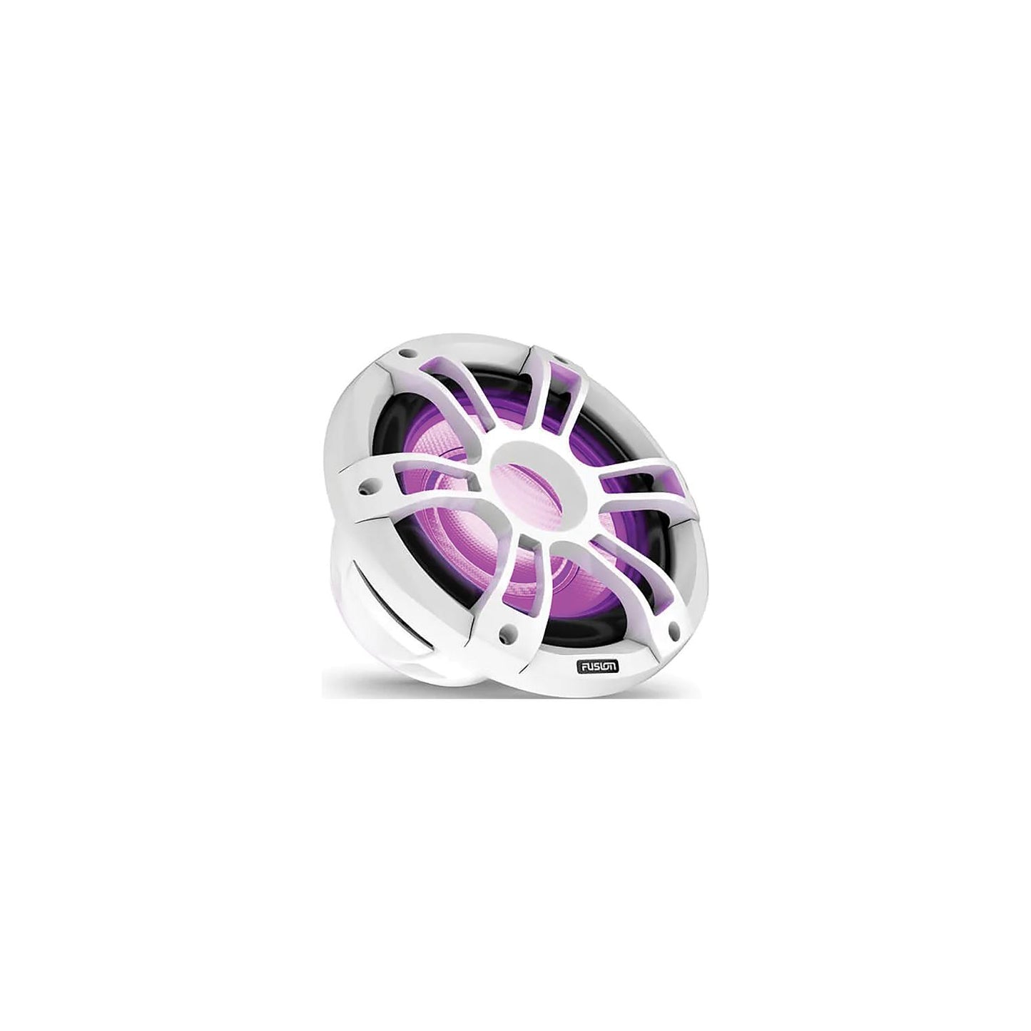 Fusion 0100277410 Signature LED Sport Series 3i Marine Subwoofer, 10", White w/White Grill