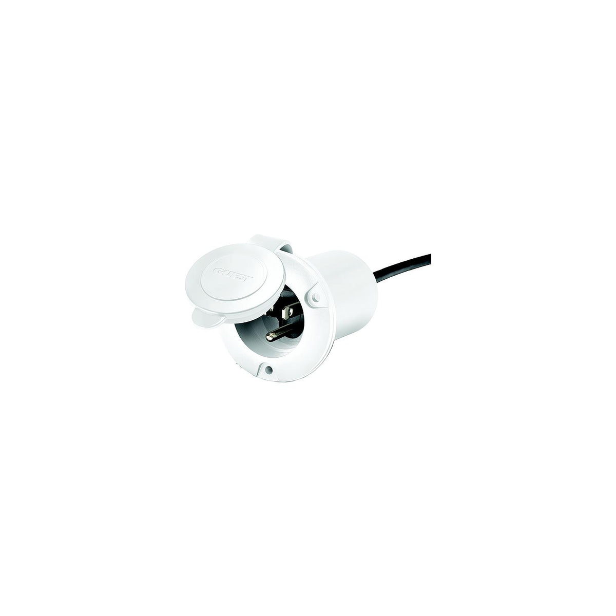 Guest 150PHW Universal AC Plug Holder, White-Supply Nautica