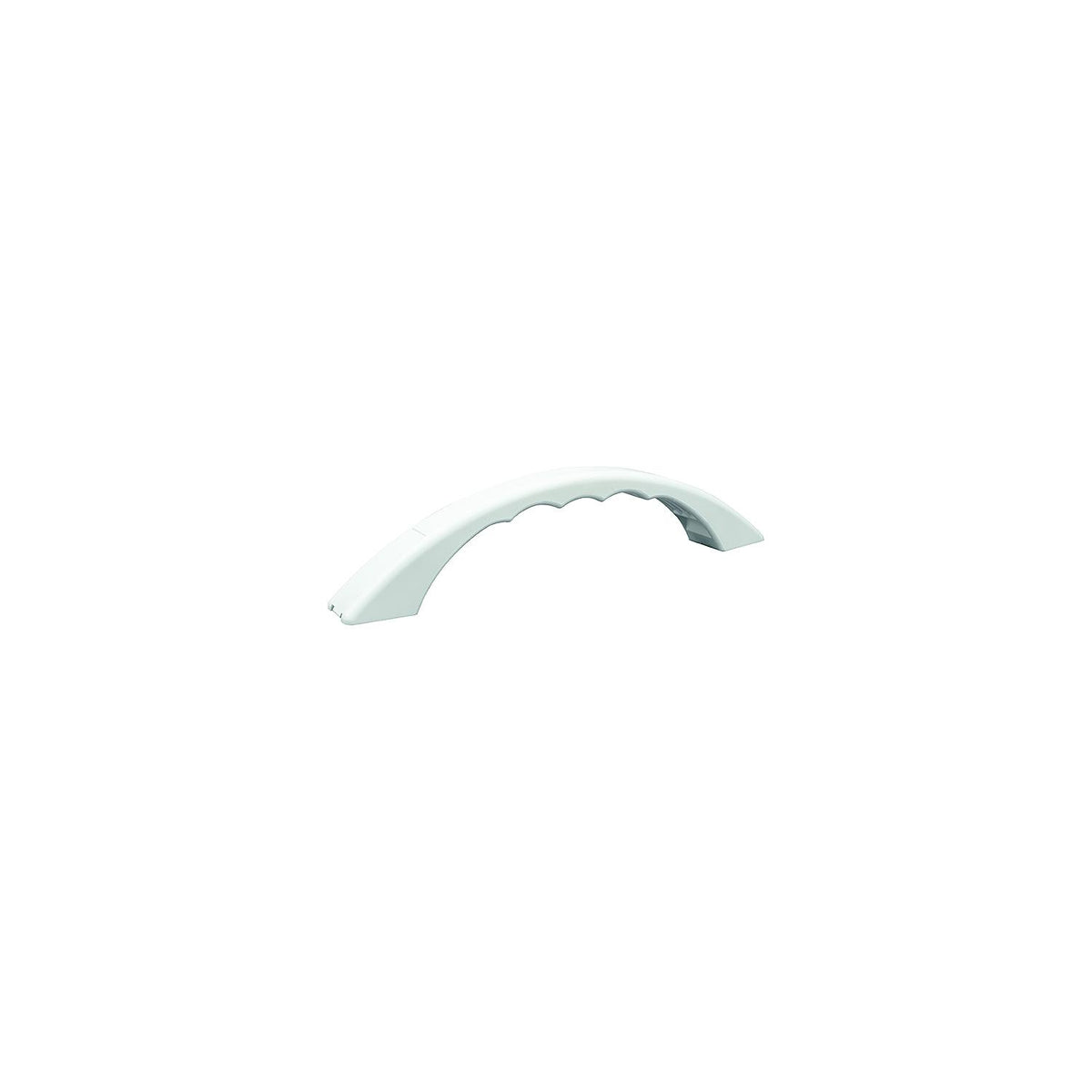B&B Molders 94164 Contemporary Grab Handle, Polar White-Supply Nautica