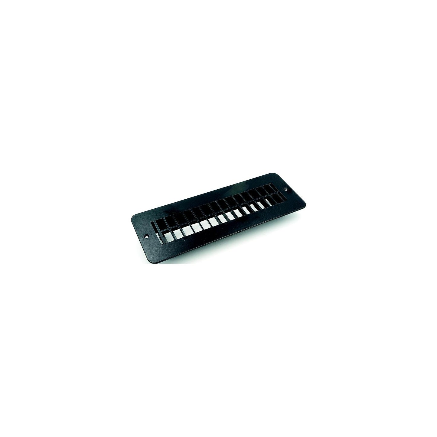 B&B Molders 94257 Floor Register, w/o Damper, Black-Supply Nautica