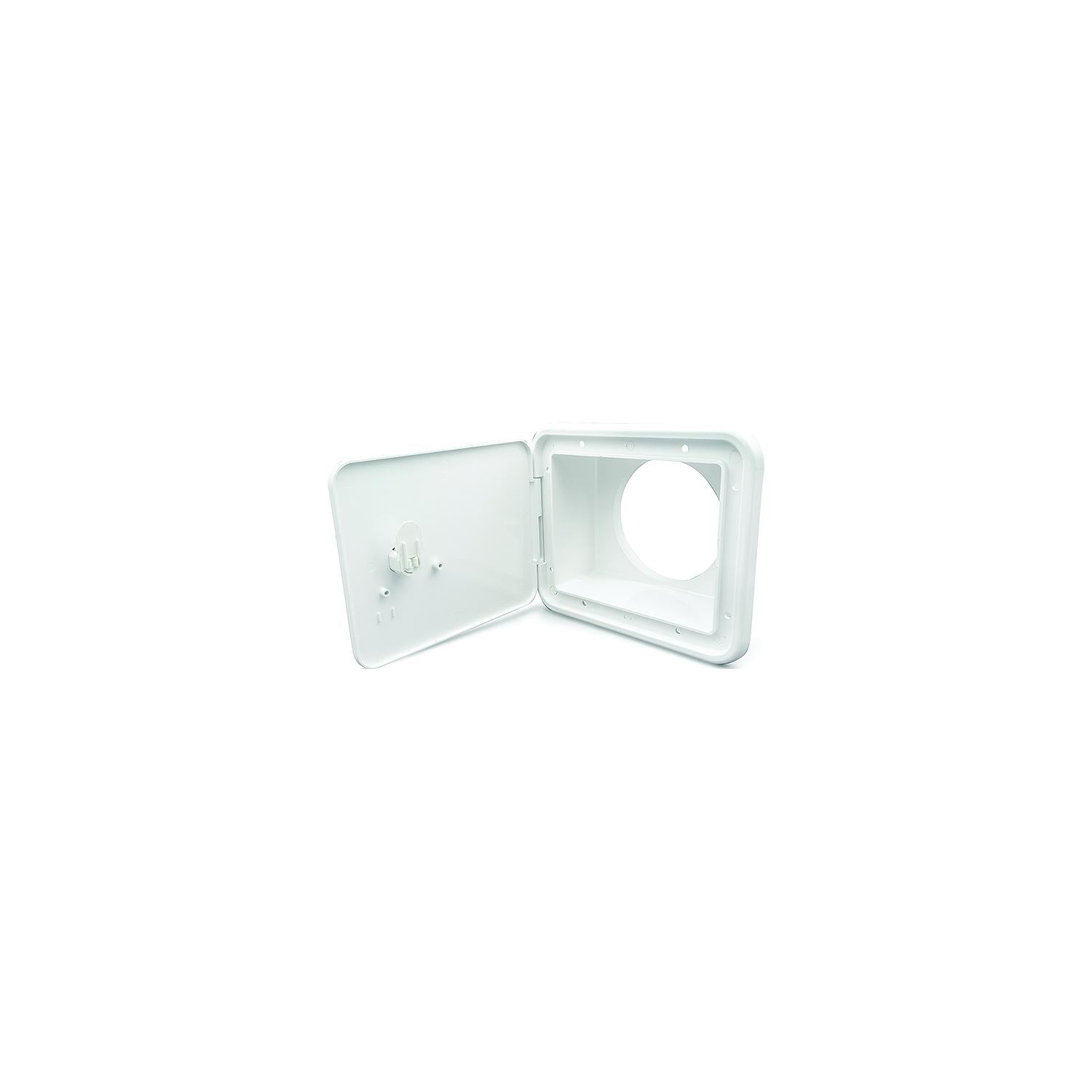 B&B Molders 94302 Sewer Hose/Storage Hatch, Polar White-Supply Nautica