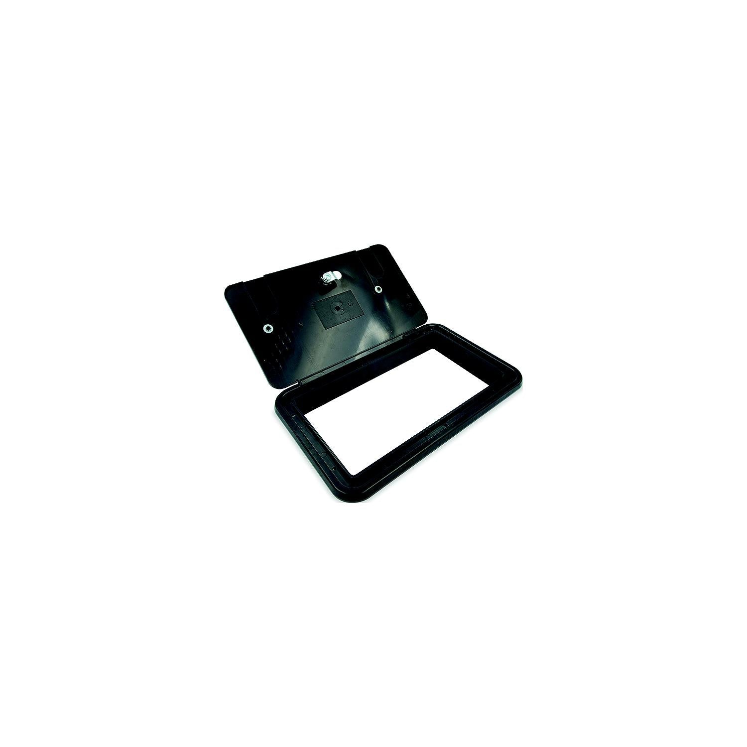 865-94317 Multi-Purpose Hatch w/2 Vermin Doors, Black-Supply Nautica