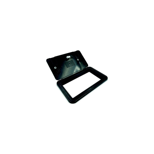 865-94317 Multi-Purpose Hatch w/2 Vermin Doors, Black-Supply Nautica