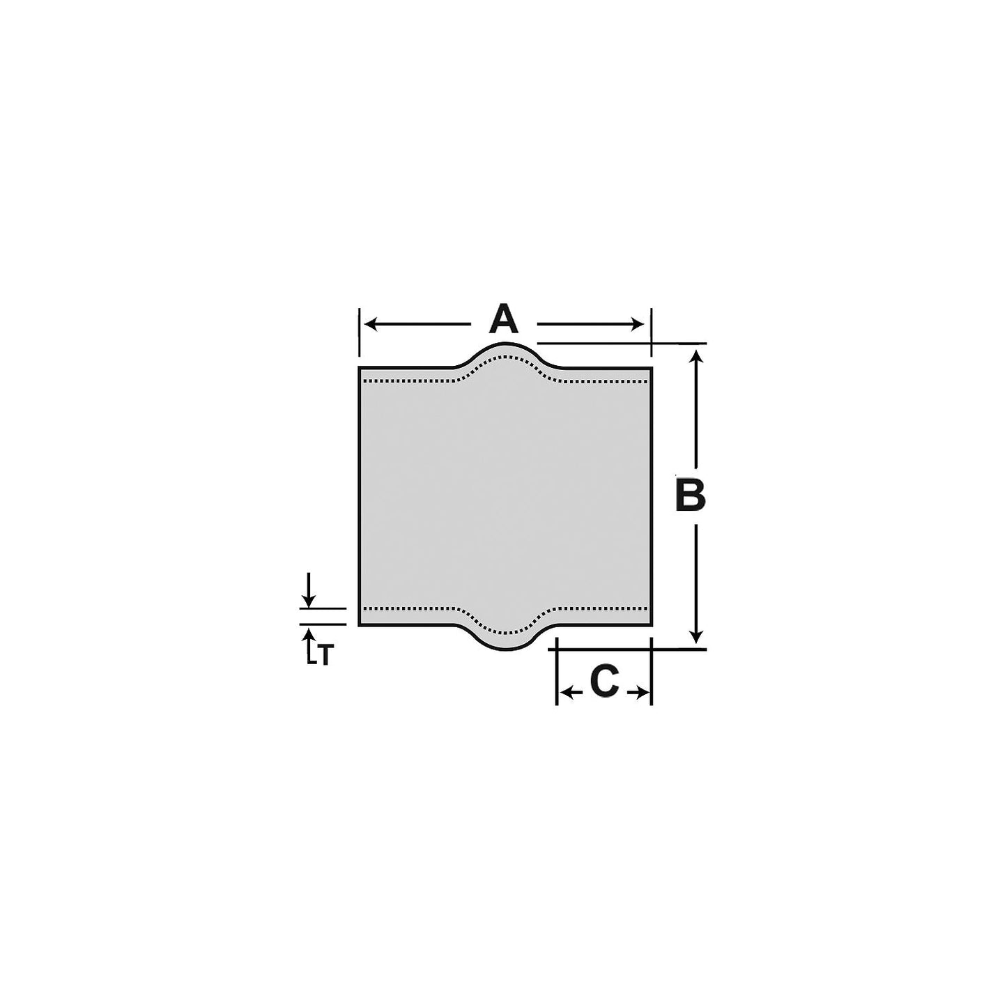 Shields Marine Straight EPDM Rubber Hump Hose, 4"